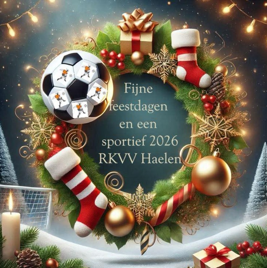 Fijne feestdagen en een sportief 2026