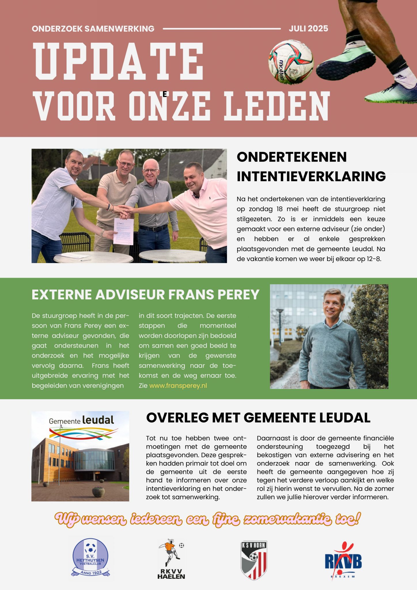 Nieuwsbrief samenwerking 3HB - juli 2025