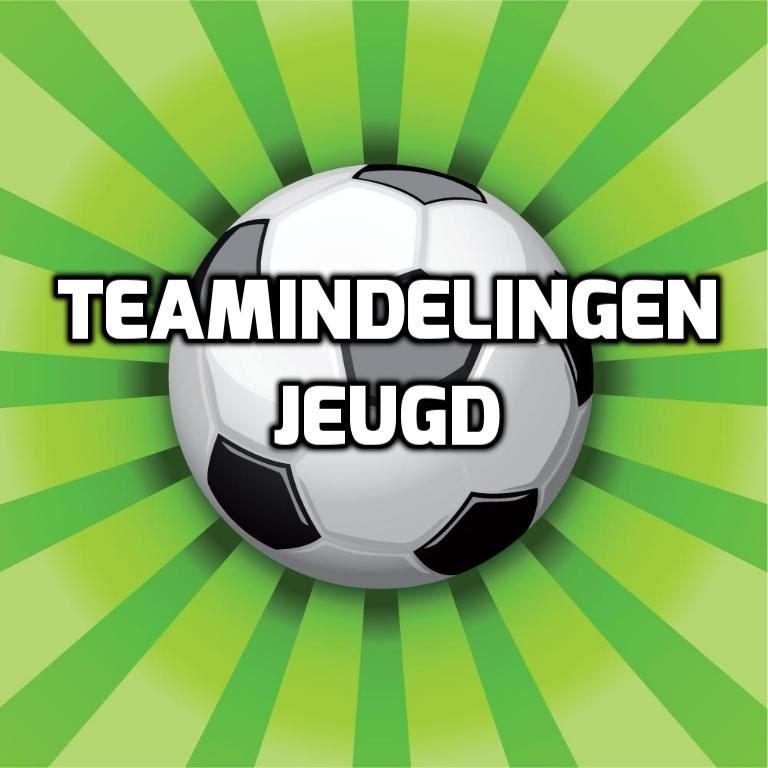 Teamindeling jeugd seizoen 2025-2026